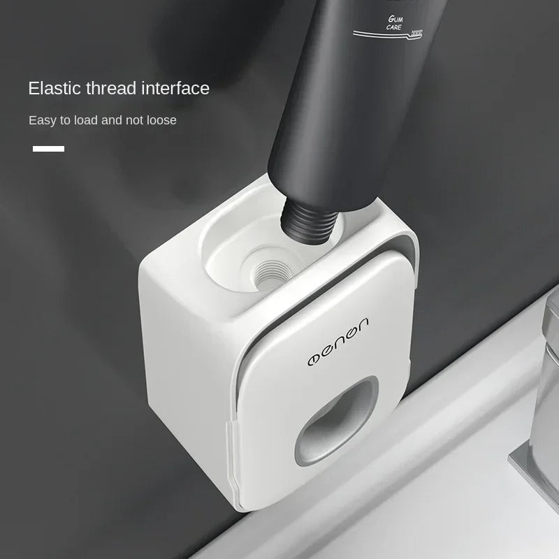Automatic Toothpaste Dispenser With Toothbrush Holder Integration