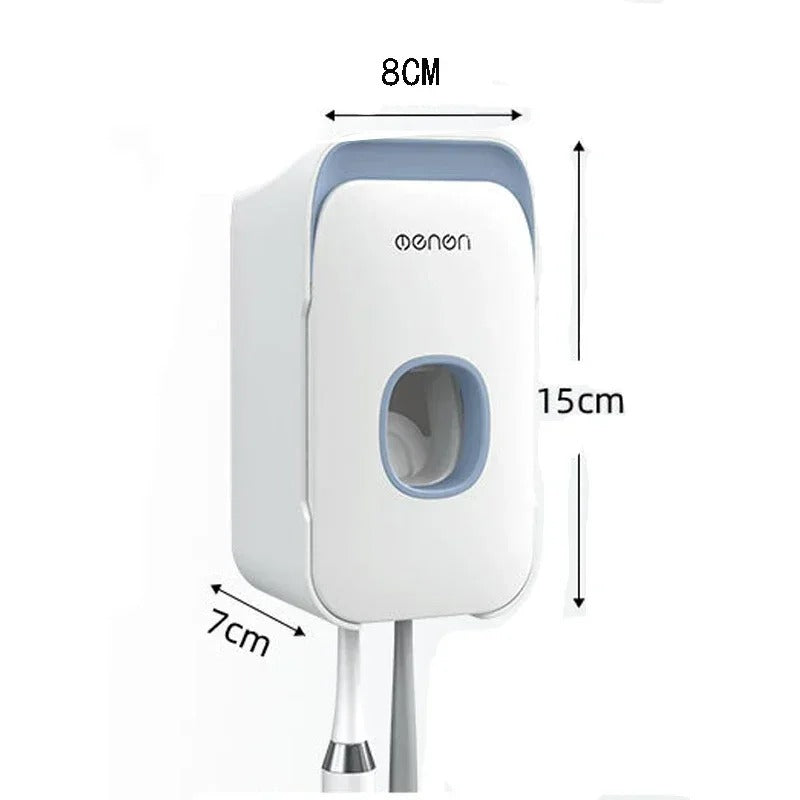 Automatic Toothpaste Dispenser With Toothbrush Holder Integration