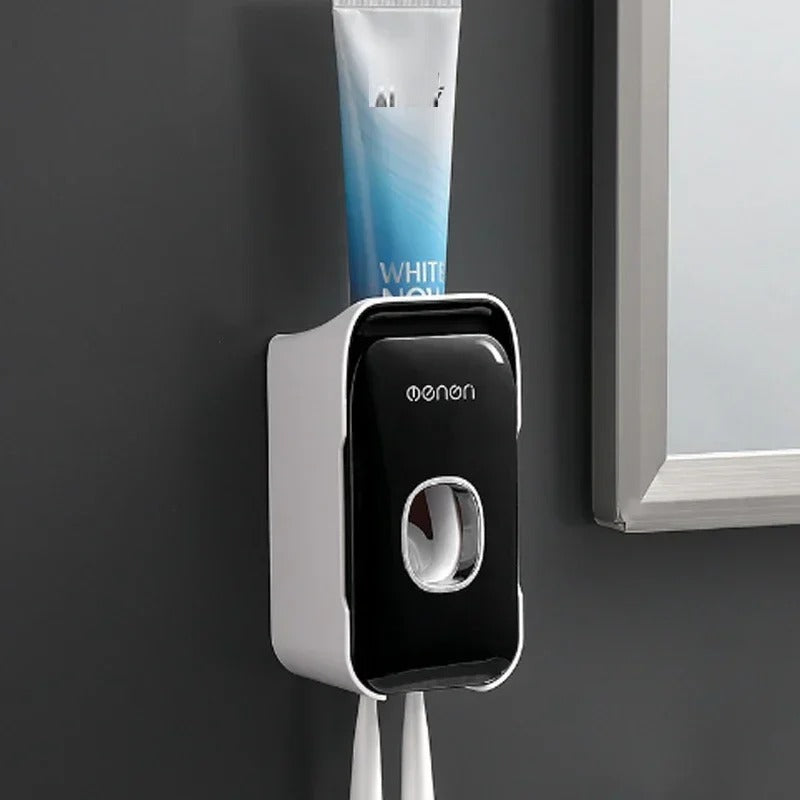 Automatic Toothpaste Dispenser With Toothbrush Holder Integration