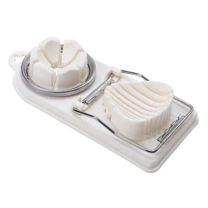 Multi-Function Egg Slicer – Stainless Steel Food Cutter & Shaper