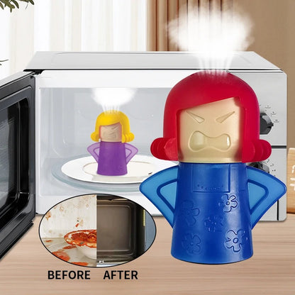 Angry Mama Microwave Steam Cleaner – Cute Odor & Stain Remover