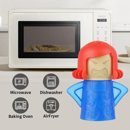 Angry Mama Microwave Steam Cleaner – Cute Odor & Stain Remover