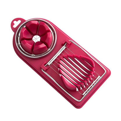 Multi-Function Egg Slicer – Stainless Steel Food Cutter & Shaper